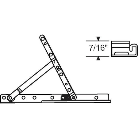 Strybuc Hinge with Window Washability 28R-10-1SS